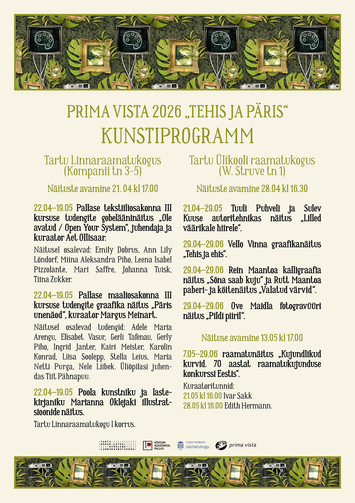 Kunstiprogrammi plakat