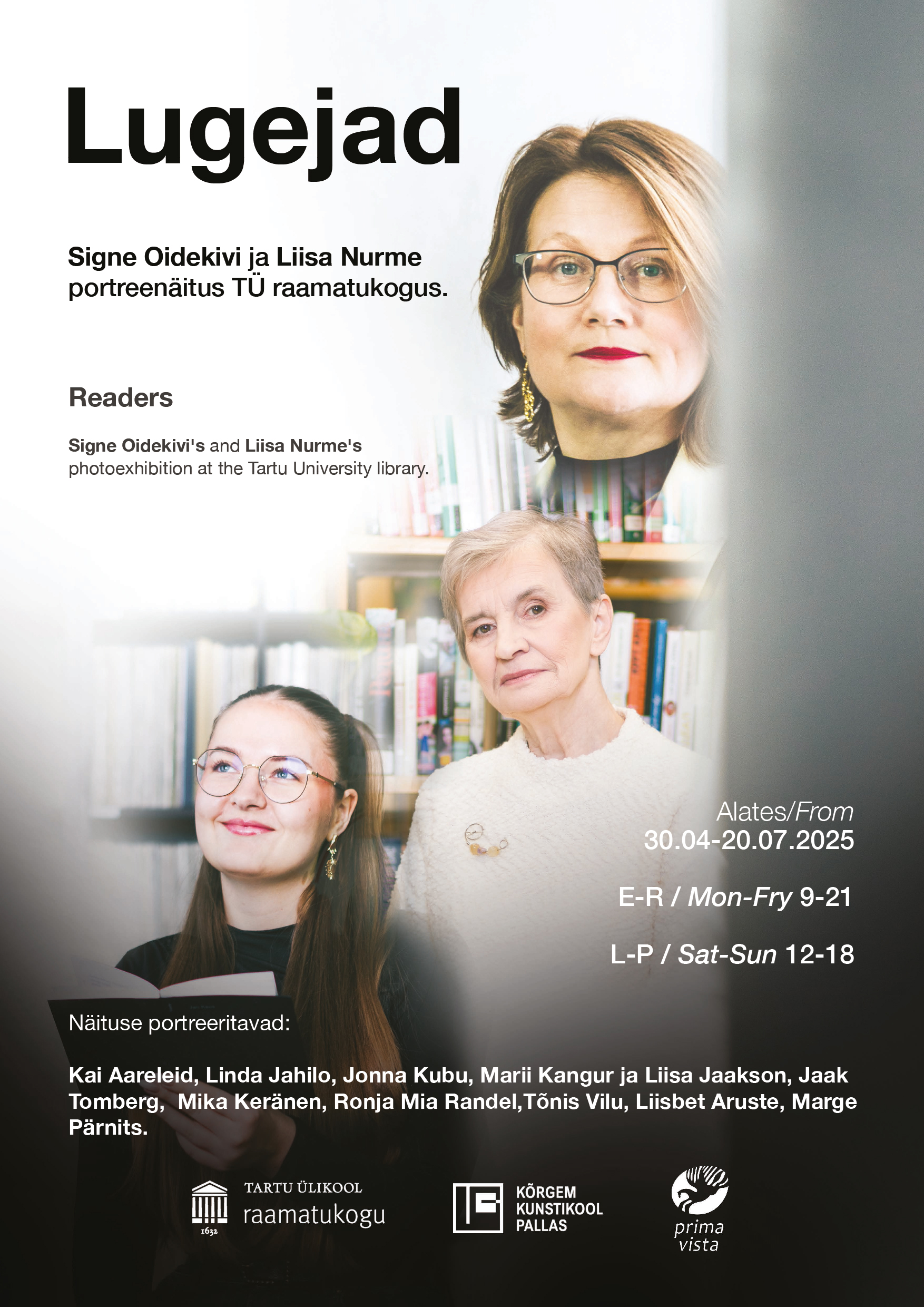 Signe Oidekivi ja Liisa Nurme foto- ja videonäitus „Lugejad“
